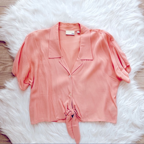 Wilfred Free Tie Front Blouse - Picture 2 of 3